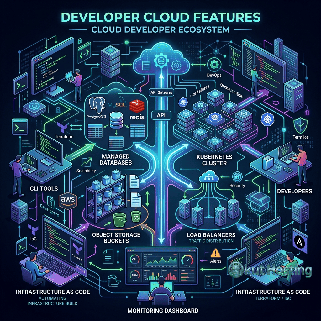 Developer cloud features and tools